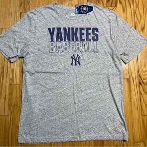 New York NY Yankees Majestic, t-shirt, grey Men’s Sz 2XL New!!